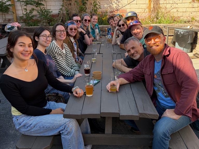 Lab + friends happy hour at our favorite watering hole – Thirsty Eye Brewing!