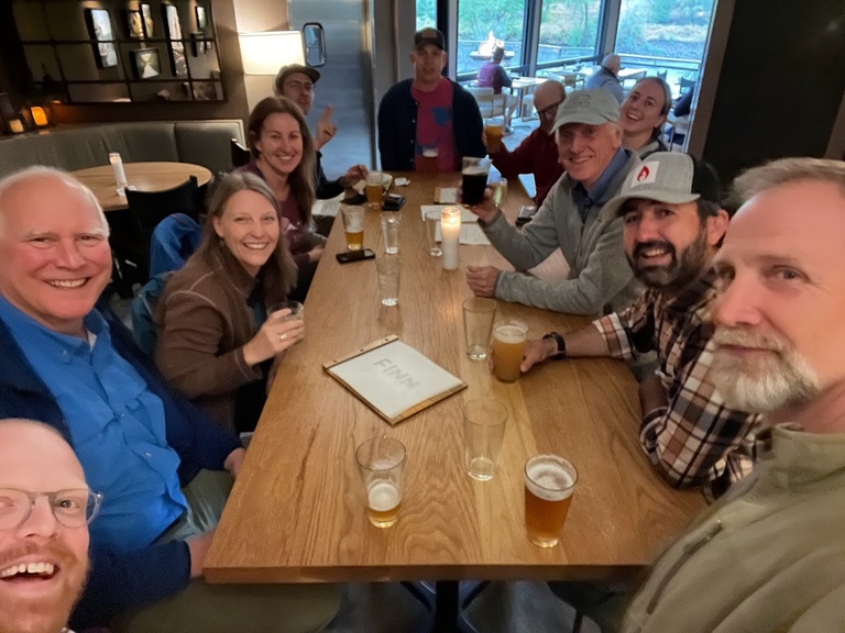 Visiting with colleagues from the Rocky Mountain Research Station in Missoula, Montana.
