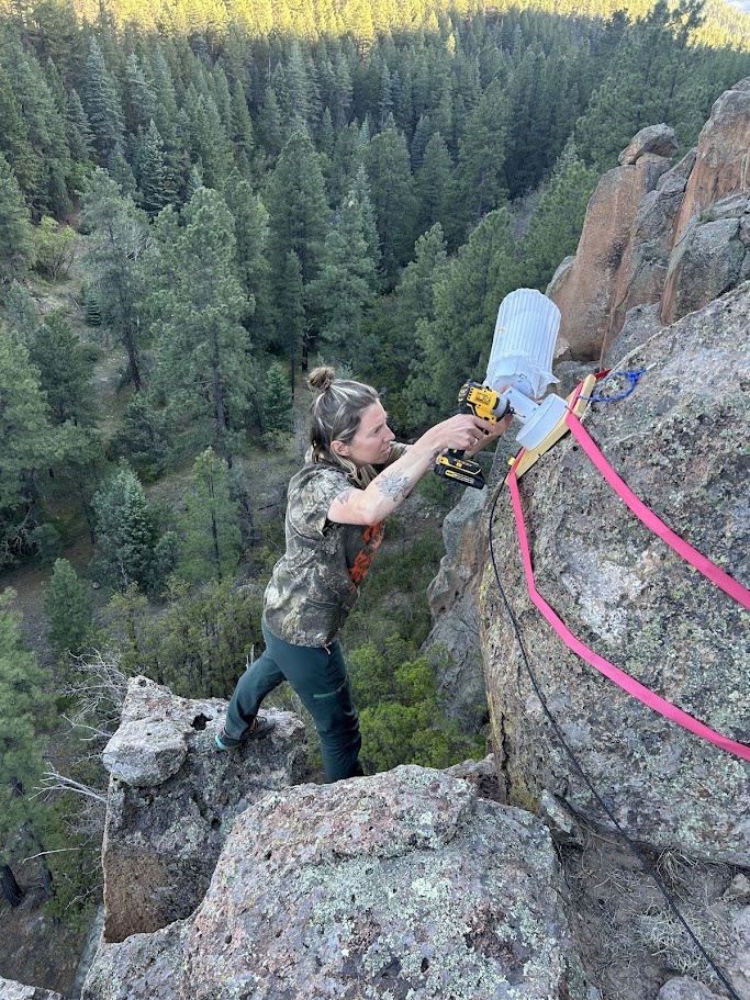 Are you afraid of heights? Ceeanna isn’t! Ceeanna Zulla sets up an infrared nest video camera to see what’s going on inside an owl nest.