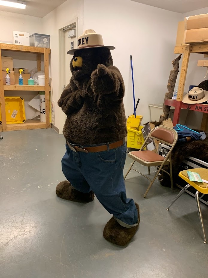 If you’re in the Jones lab long enough, you might just turn into Smokey Bear!