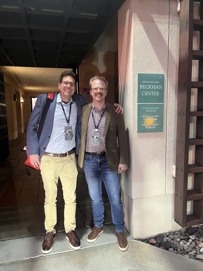 Dr. Brian Harvey (University of Washington) with Gavin at the National Academy of Sciences Beckman Center in Irvine, CA.