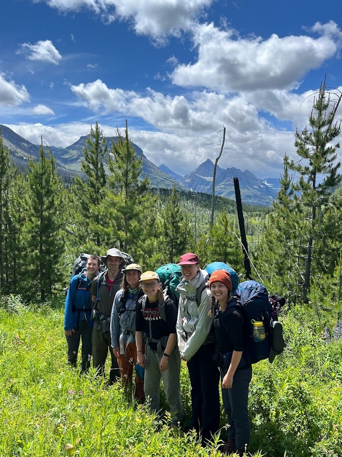 Backpacking to Red Eagle Lake in Glacier National Park, Montana.