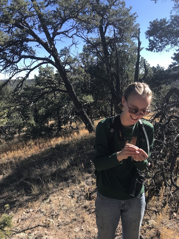 Jessalyn Ayars on a field trip to the Black Range Ranger District on the Gila National Forest, New Mexico.