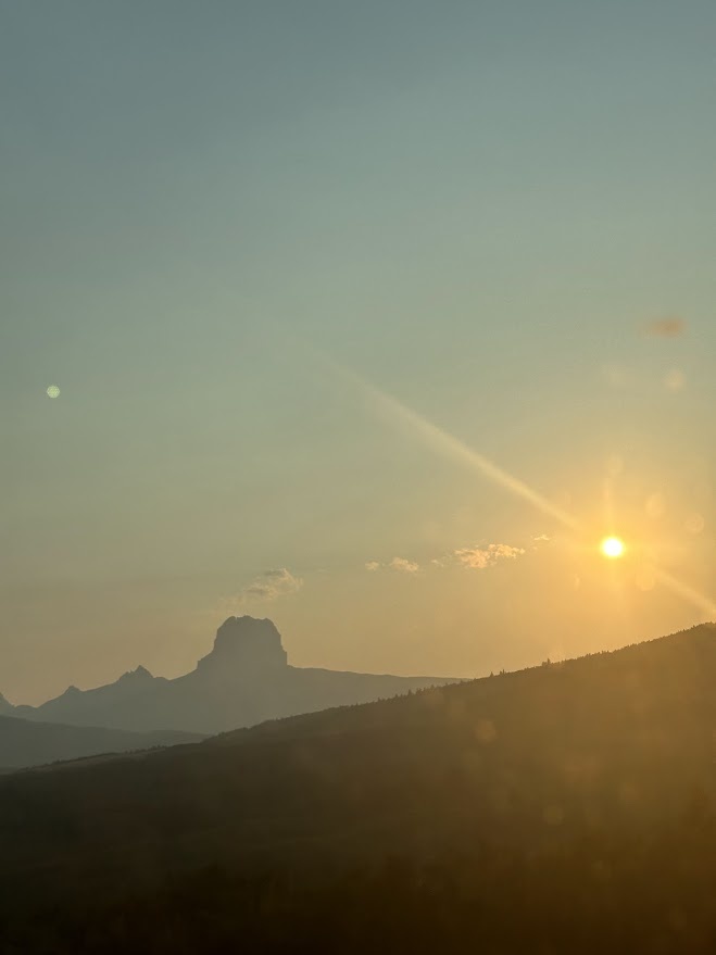 Chief Mountain, or “Ninaistako”, is sacred to the Blackfeet people and makes up part of their creation story.
