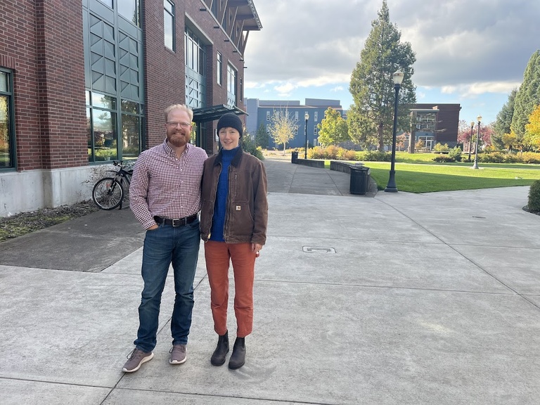 Gavin got to catch up with emeritus labber Jessalyn Ayars when visiting Oregon State University for a seminar.